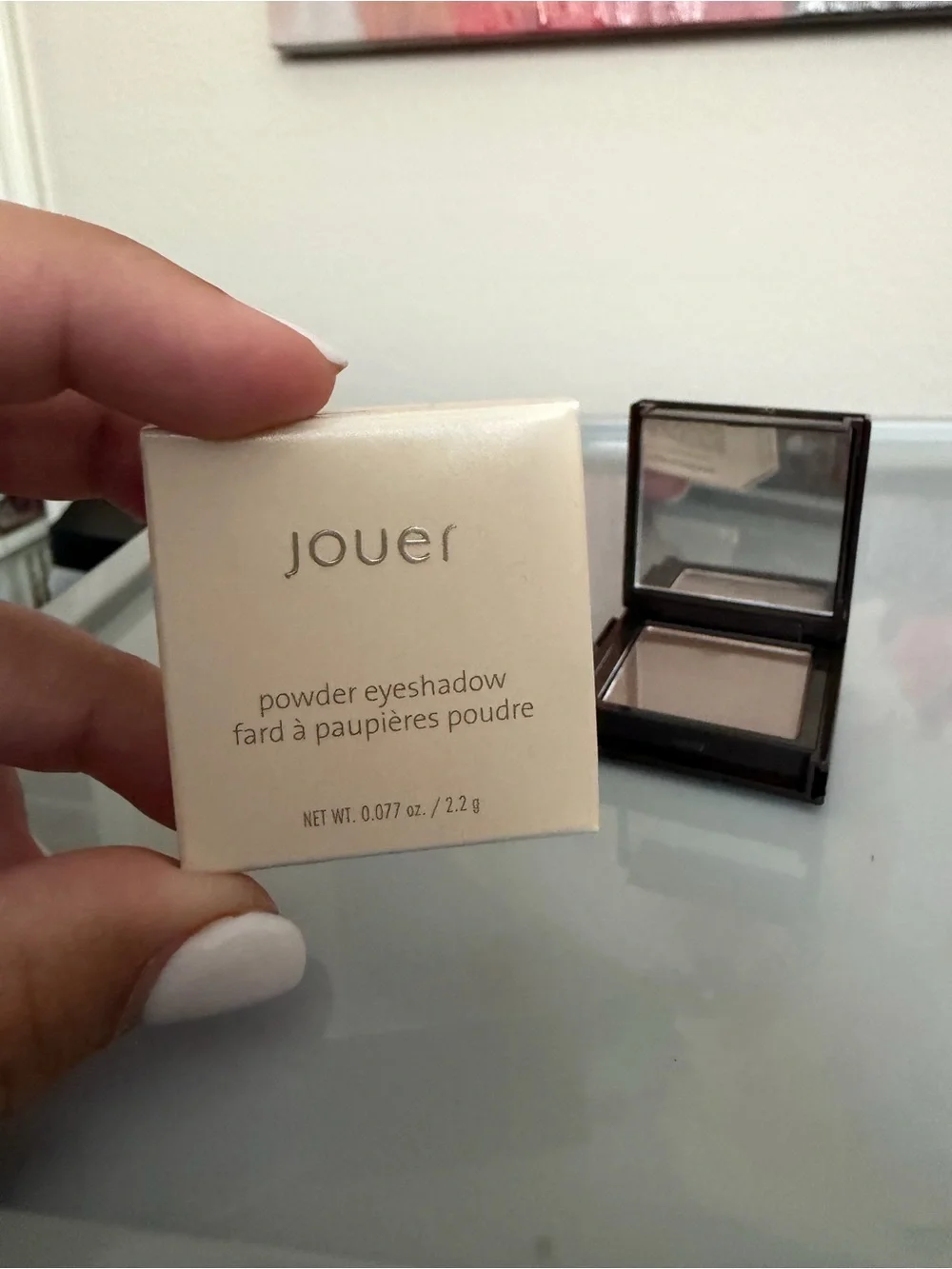 Jouer Powder Eyeshadow Chocolate Neutral Brown Taupe Compact Box Discontinued